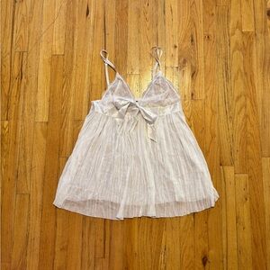 Victoria's Secret White Lace Chemise